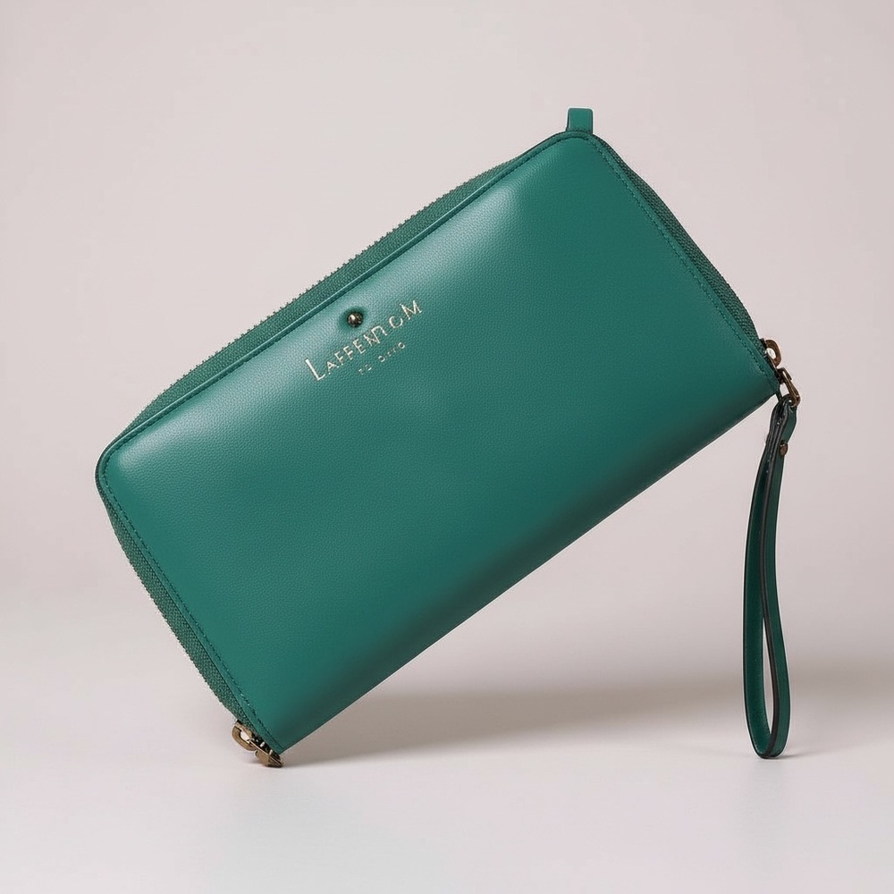 Kate Spade Teal Leather Wristlet